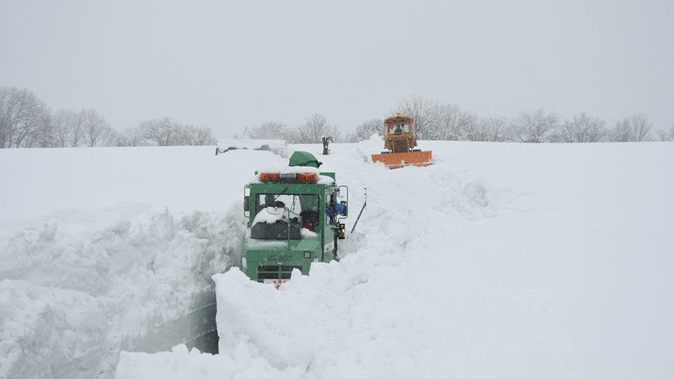 農道除雪３