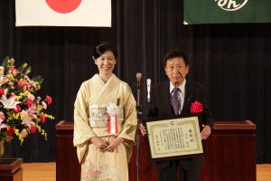 町政特別功労者表彰(草津進様)