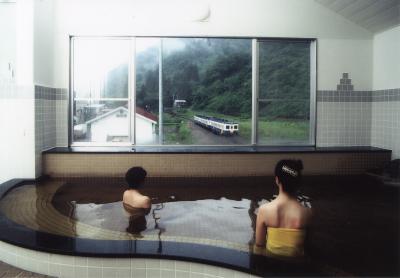 津南駅の温泉の写真です。