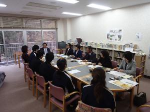 町内介護施設視察の写真